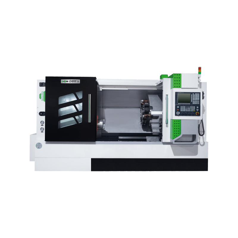 مخرطة ذات سرير مائل CNC C400K-L لمعالجة العمود الطويل