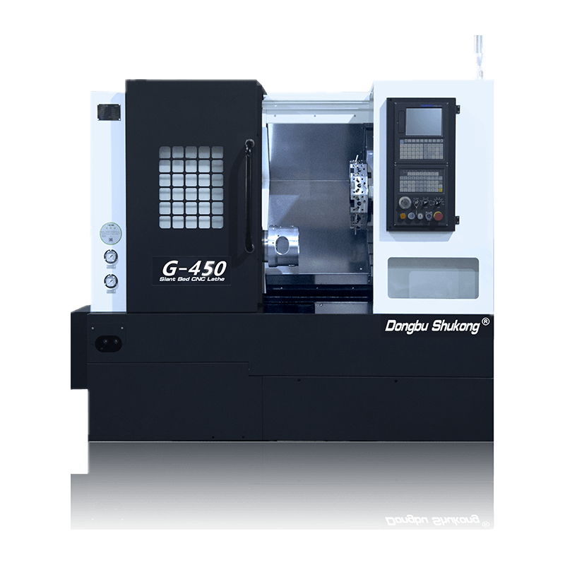 مخرطة ذات سرير مائل CNC G-450 للقطع الثقيل