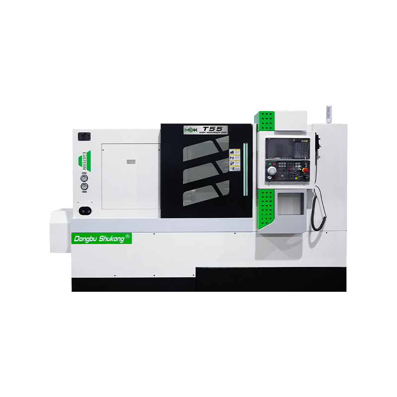 مخرطة ذات سرير مائل CNC T55 / T55L / T55M بدقة عالية