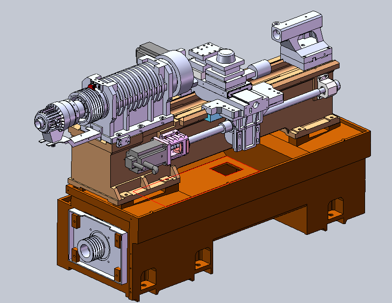 Eastern cnc ck6136 flat bed lathe